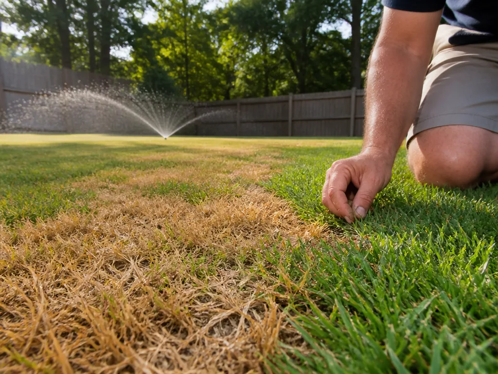 spotting brown patches in your North Carolina lawn